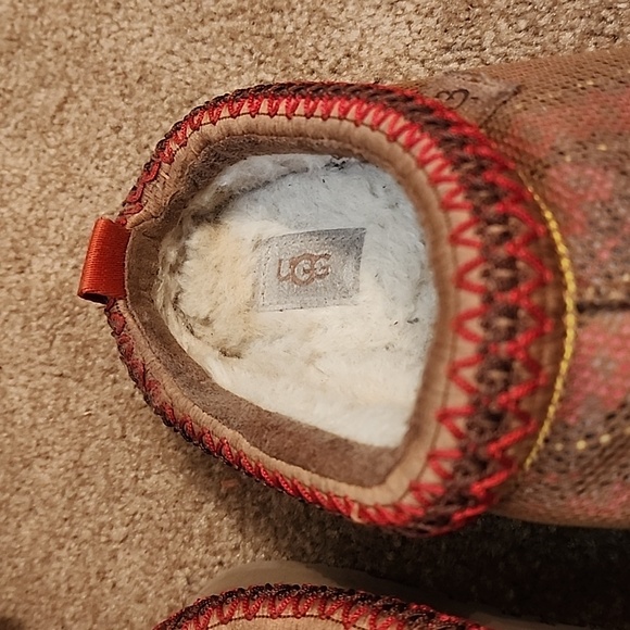 UGG Tazz Maxi Tasman Platform Chestnut Slippers - Picture 7 of 16
